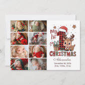 Cartes Pour Fêtes Annuelles Reindeer 8 photo Noël (Devant)