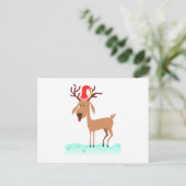 Cartes Pour Fêtes Annuelles Reindeer Christmas (Debout devant)