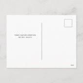 Cartes Pour Fêtes Annuelles Reindeer de masque de logo Noël 2021 (Dos)