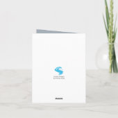 Cartes Pour Fêtes Annuelles Reindeer décoré pour les vacances (Dos)