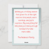 Cartes Pour Fêtes Annuelles Reindeer Rudolph christmas fun wishes Postcard (Dos)