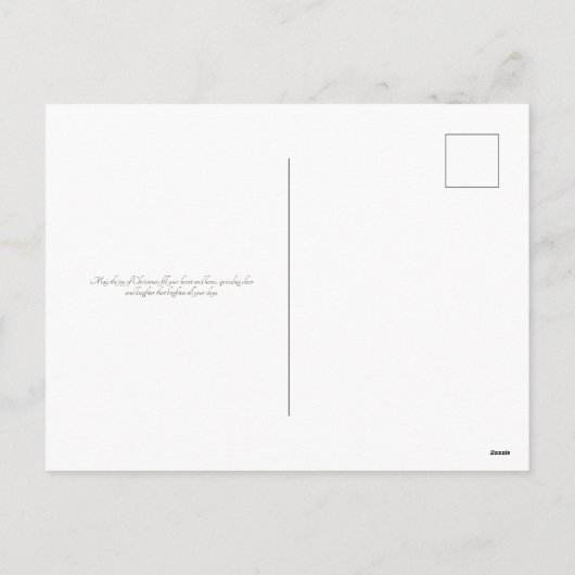 Cartes Pour Fêtes Annuelles Reinder de Noël (Dos)