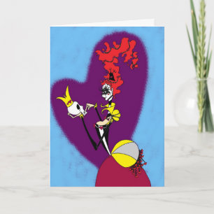 Cartes Pour Fêtes Annuelles Reine des Coeurs "I Love Your Skull" Valentine