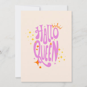 Cartes Pour Fêtes Annuelles Reine d'Halloween, Halloqueen, Art d'Halloween Rét
