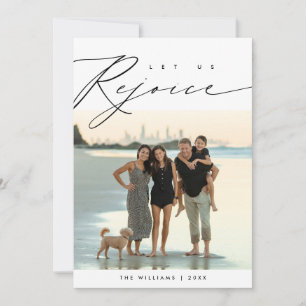 Cartes Pour Fêtes Annuelles Réjouissons-nous, la famille de Noël