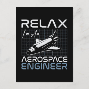 Cartes Pour Fêtes Annuelles Relax Je suis un ingénieur aérospatial