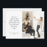 Cartes Pour Fêtes Annuelles Religieux, Joyeux Noël, Photo de la famille chréti<br><div class="desc">Religieux, Chrétien, Noël le plus joyeux, Salutation de saison, Joyeux Noël, thème noir et blanc. (Une nuit silencieuse, une étoile au-dessus, un don béni d'espérance et d'amour. Un Noël béni pour vous ! ) Célébrez la saison avec ce carte photo de famille (imprimé et / ou téléchargement numérique, accueil envoyé...</div>