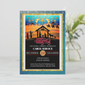 Cartes Pour Fêtes Annuelles Religious Christian Church Christmas Carol Service (Debout devant)