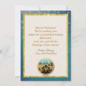 Cartes Pour Fêtes Annuelles Religious Christian Church Christmas Carol Service (Dos)