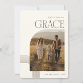 Cartes Pour Fêtes Annuelles Religious Christian Family Arch Photo Christmas (Devant)