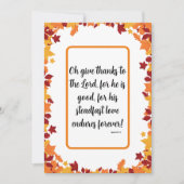 Cartes Pour Fêtes Annuelles Remerciement chrétien (Devant)
