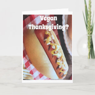 CARTES POUR FÊTES ANNUELLES **REMERCIEMENT DE VEGAN** STYLE CHIEN CHAUD