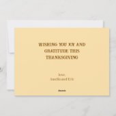 Cartes Pour Fêtes Annuelles Remerciements Gratuit Bienheureux Oreilles pendant (Dos)