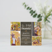 Cartes Pour Fêtes Annuelles Remerciements Rustic Fall remerciement photo de fa (Debout devant)