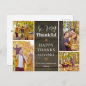 Cartes Pour Fêtes Annuelles Remerciements Rustic Fall remerciement photo de fa (Devant / Derrière)