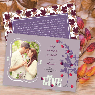 Cartes Pour Fêtes Annuelles Remerciements Tombant Feuille Tree Thanksgiving Ph