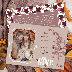 Cartes Pour Fêtes Annuelles Remerciements Tombant Feuille Tree Thanksgiving Ph