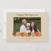 CARTES POUR FÊTES ANNUELLES REMERCIER LES COOKIES (Devant)