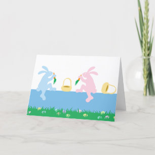 Cartes Pour Fêtes Annuelles Remise lapin lapin