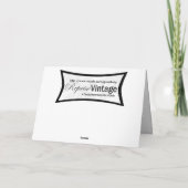 Cartes Pour Fêtes Annuelles Remorque de Noël (Dos)