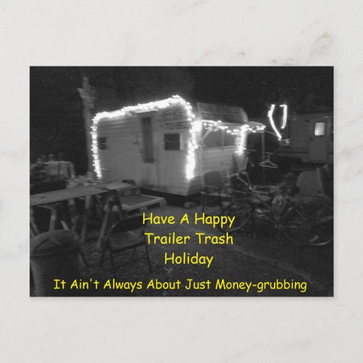 Cartes Pour Fêtes Annuelles Remorque Vacances EDL121015 (Devant)