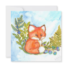 Renard dans les fougères