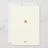 Cartes Pour Fêtes Annuelles Renard de Londres (Dos)