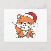 Cartes Pour Fêtes Annuelles Renard Noël Hiver Animaux Fêtes Renards (Devant)