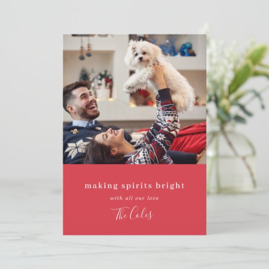 Cartes Pour Fêtes Annuelles Rendre les esprits lumineux | Photo moderne de Noë (Debout devant)