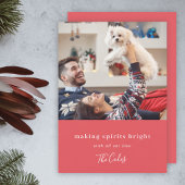 Cartes Pour Fêtes Annuelles Rendre les esprits lumineux | Photo moderne de Noë