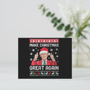 Cartes Pour Fêtes Annuelles Rendre Noël grand à nouveau Noël Noël amusant Trum