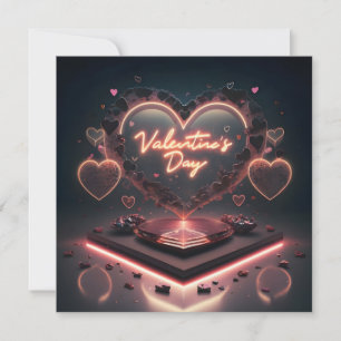 Cartes Pour Fêtes Annuelles Rendu 3D avec le texte Joyeuse Saint-Valentin