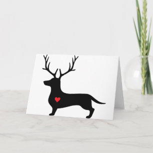Cartes Pour Fêtes Annuelles Renne de Weiner !
