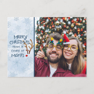 Cartes Pour Fêtes Annuelles Rennes à nez rouge Abstraites, de Mauvaises tenues