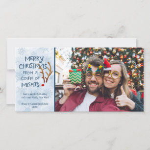 Cartes Pour Fêtes Annuelles Rennes Abstraites À Noeud Rouge, De Mauvais Adapta