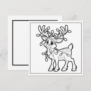 Cartes Pour Fêtes Annuelles Rennes de Noël festives
