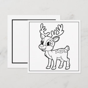 Cartes Pour Fêtes Annuelles Rennes de Noël festives