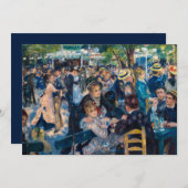 Cartes Pour Fêtes Annuelles Renoir - Bonne année / Danse à Moulin Galette (Devant / Derrière)