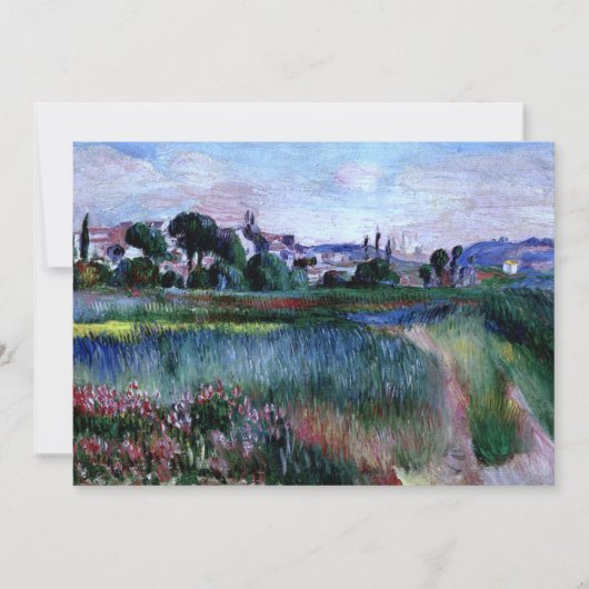 Cartes Pour Fêtes Annuelles Renoir - Paysage (Devant)