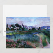 Cartes Pour Fêtes Annuelles Renoir - Paysage (Devant / Derrière)