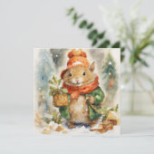 Cartes Pour Fêtes Annuelles Répartir la joie de Noël (Debout devant)