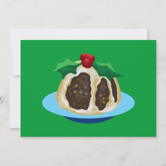 Cartes Pour Fêtes Annuelles Repas de Noël (Devant)