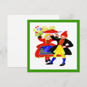 Cartes Pour Fêtes Annuelles Repas de vacances néerlandais (Devant / Derrière)