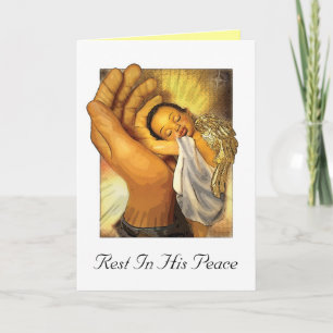 Cartes Pour Fêtes Annuelles Repos dans sa paix