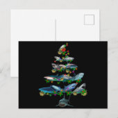 Cartes Pour Fêtes Annuelles Requin de Marie Chrismas (Devant / Derrière)