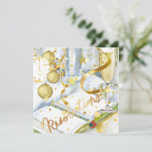 Cartes Pour Fêtes Annuelles Résolutions du Nouvel An (Debout devant)