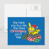 Cartes Pour Fêtes Annuelles Ressentez Christmasy (Devant / Derrière)