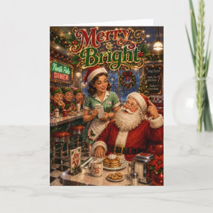 Cartes Pour Fêtes Annuelles Restaurant Dîner Café Propriétaire Client Apprécia