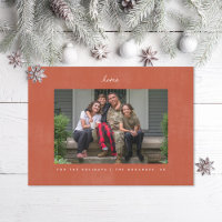 Rester à la maison Mini photo de Noël de famille
