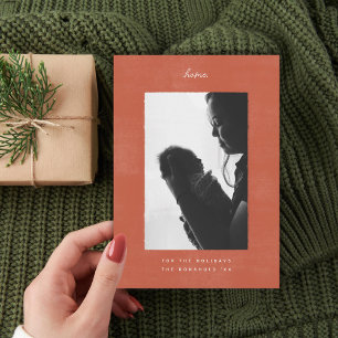 Cartes Pour Fêtes Annuelles Rester à la maison Mini photo de Noël de famille